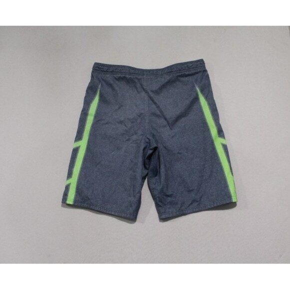 Nike Men Gray Yellow Board Shorts Summer Size Small - Picture 1 of 9